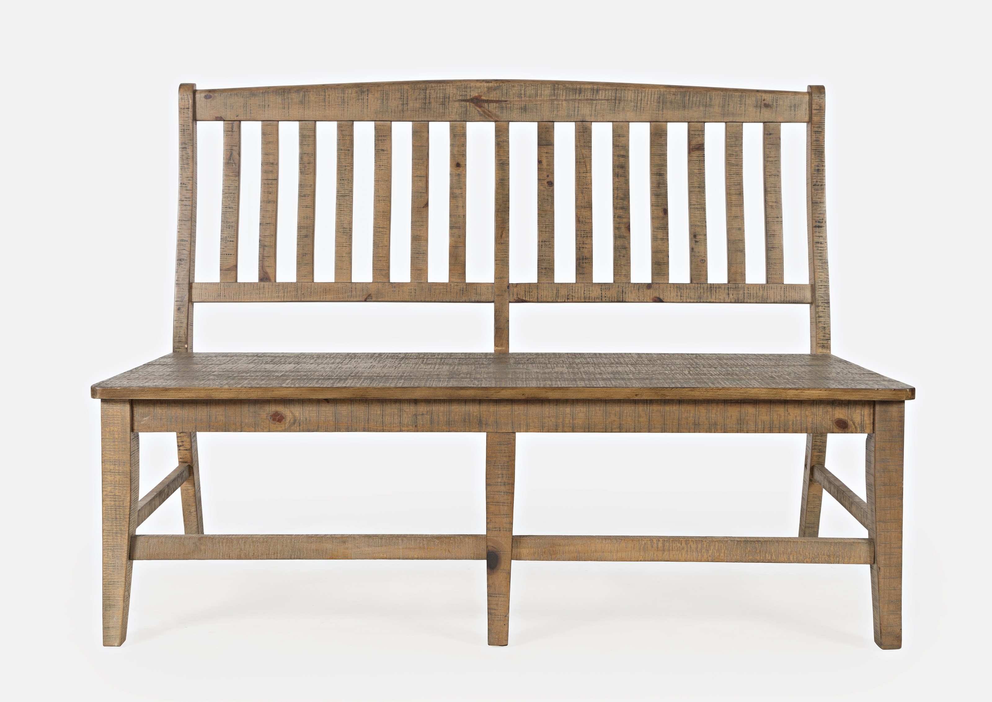 Jofran Carlyle Crossing 1921 54KD Farmhouse Slatback Dining Bench